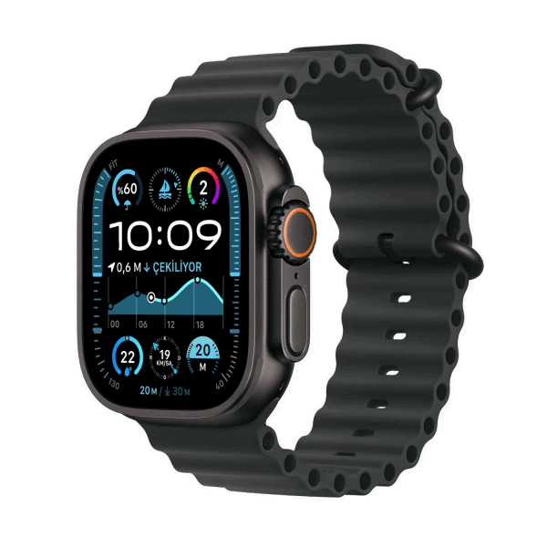 Apple Ժամացույցներ Apple Watch Ultra 2 Black Titanium with Ocean band Black