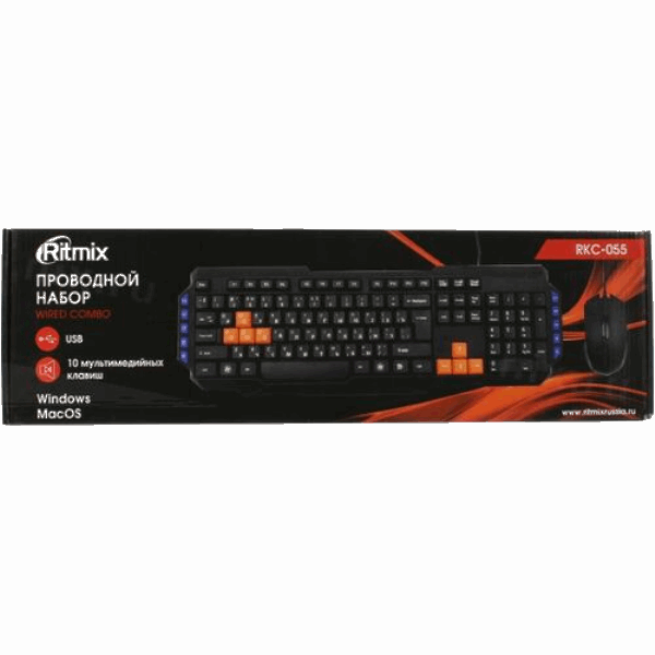 No Brand Mouse and keyboard Մկնիկ+ստեղնաշար Ritmix RKC-055