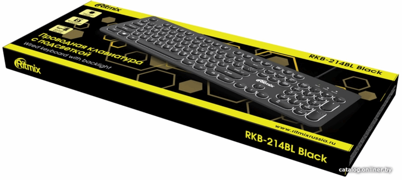 No Brand Mouse and keyboard Ստեղնաշար Ritmix RKB 214BL