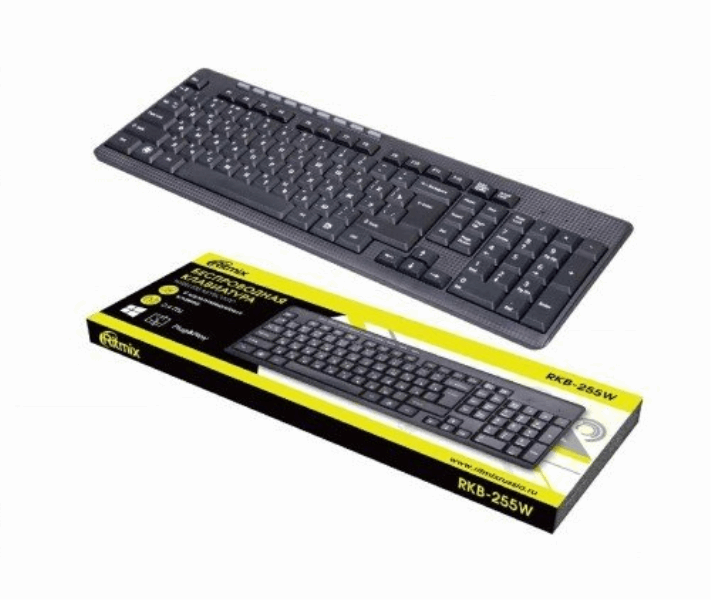 No Brand Mouse and keyboard Ստեղնաշար Ritmix RKB-255W