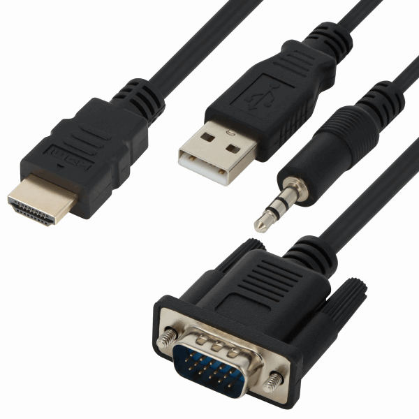 No Brand USB cables VGA TO VGA